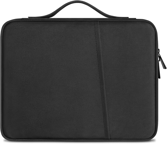 Lacdo Tablet Sleeve Bag Carrying Case for 13 inch New iPad Pro M5 M4 2025-2024, 13 inch New iPad Air M3 M2 2025-2024, 12.9 inch iPad Pro 6 5 4 3 2022-2018 with Magic Keyboard, Water-Resistant, Black
