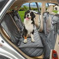 YEENIS Car Seat Cover for Dogs with Mesh Window, Bench and Hammock Combination - Detachable, Suitable for Most Vehicles (Grey, X-Large)