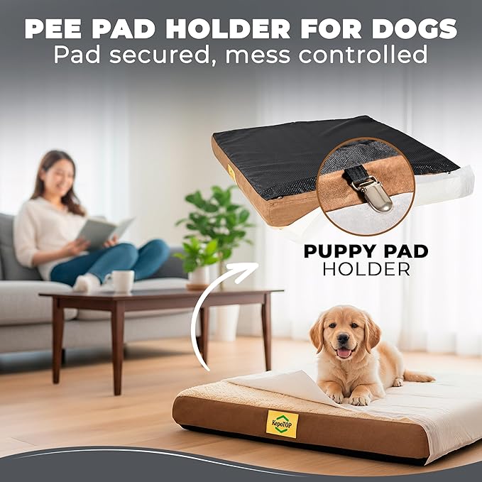 Medium Dog Bed Orthopedic | Cama para Perros | Crate Dog Bed Washable | pet beds for Medium Dogs | Puppy beds | Camas para Perros | Pet BeDs for Small Dogs