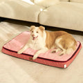 LIORCE Memory Foam XL Dog Bed - 4” Thick Orthopedic Beds for Extra Large Dogs - Waterproof Dog Bed with Removable Washable Cover & Wrap-Around Zipper - Ultimate Comfort and Easy Maintenance, Pink