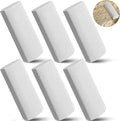 Abbylike 6 Pcs Pet Hair Remover Gray Pumice Stone Car Pet Hair Removal Tool for Bedding Carpet Couch Furniture Cleaning(6.1 x 2.56 x 1.4 Inch)
