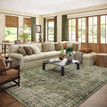 8x10 Area Rugs for Living Room: Washable Bedroom Rug Boho Vintage Rugs Stain Resistant Non Slip Low Pile Soft Lightweight Carpet for Kitchen Dining Room Farmhouse Nursery Kids Room