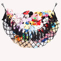 YKBU Large Stuffed Animal Net or Hammock Macrame Toy Display Plush Toy Holder Wall Hanging Net for Stuffed Animal Storage_Black
