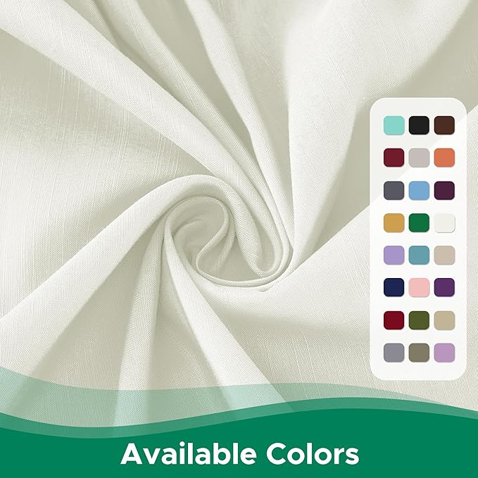 Biscaynebay Wrap Around Bed Skirts for Full & Full XL Beds Short Drop of 12", Ivory Adjustable Elastic Dust Ruffles Easy Fit Wrinkle Resistant Silky Luxurious Fabric Machine Washable