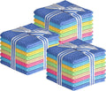 Elaine Karen Multicolored Body Wash Cloths Cotton Washcloths 24 Pack Cotton wash Cloths for Showering, Face Towels Cotton, Rags for Body - Soft and Absorbent - Wash Cloths for Body, 12 x 12 Inches