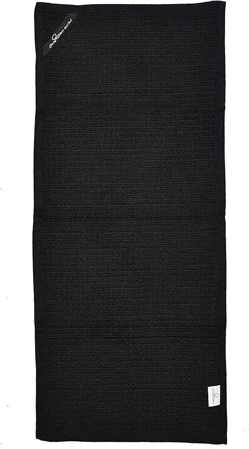 Candy Cottons Dish Towels|Kitchen Dish Cloths Two-Sided Waffle Terry|13x28 Inches 100% Cotton Dish Rags Washing Dishes|Super Absorbent Reusable Quick Drying Dish Towels| 6-Pc Set Black