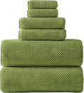 Akzpe 40x80 Inches Bath Sheets Towels for Adults Oversized Bath Towels Extra Large Luxury Super Soft Absorbent Quick Dry Microfiber (Sage Green,6PCS)