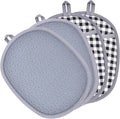 4Pack Pot Holders and Oven Mitts for Kitchen Heat Resistant Hot Mitts Pads Silicone Anti-scalding Cooking, Baking Plaid