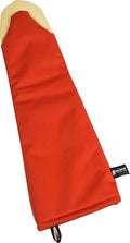 San Jamar CTP24 Cool Touch Puppet Oven Mitt Heat Protection up to 500° F, 24" Length, Red