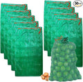 44 lbs Mesh Onions Fresh Bags 50pcs, 15.7"×23.6" Mesh Bags,Reusable Produce Bags with Drawstrings for Potatoes, Firewood, Vegetable, Citrus, Crawfish, and Onion Storage