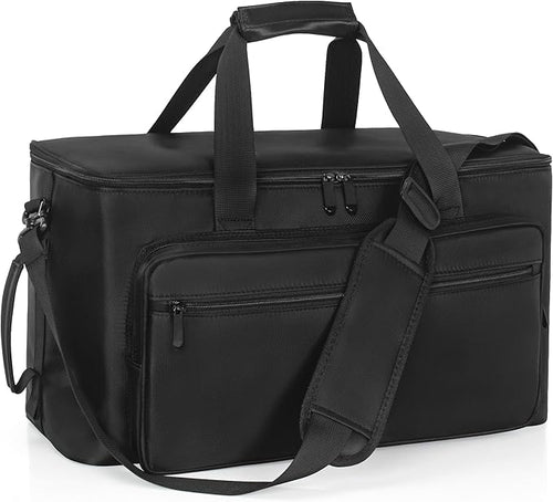 AKOZLIN Large Travel Gig Band Cable File Bag With Detachable Dividers,DJ Cord Organizer Case for Laptop,DJ Gear,Sound Instrument and Musician Accessories