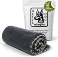 Premium Drying Towel – Large 24x35 Super Absorbent Microfiber Dog Bath Towel – Quick Dry, Soft & Durable Dog Towel for Drying Dogs – 1200 GSM Gray for Beach, Camping & Travel