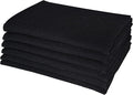 Candy Cottons Dish Towels|Kitchen Dish Cloths Two-Sided Waffle Terry|13x28 Inches 100% Cotton Dish Rags Washing Dishes|Super Absorbent Reusable Quick Drying Dish Towels| 6-Pc Set Black