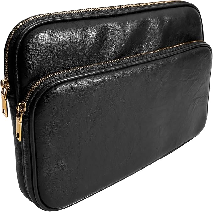 Benfan 14 Inch Laptop Sleeve Bag - Compatible with MacBook Pro 14, MacBook Air 13, Surface Pro 9/X, Surface Laptop Studio - Black