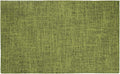 HARFINGTON 4pcs Linen Fabric Placemats 12" x 18" Polyester Rectangle Place Mats Machine Washable Heat Resistant Kitchen Table Mats for Outdoor Indoor Party Family Holiday, Green
