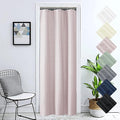 Aiyufeng Moga Stall Fabric Shower Curtain - Soft & Lightweight Small Shower Curtain with Texture for Narrow Stall Size, Machine Washable, 36" Wx72 L, Pink