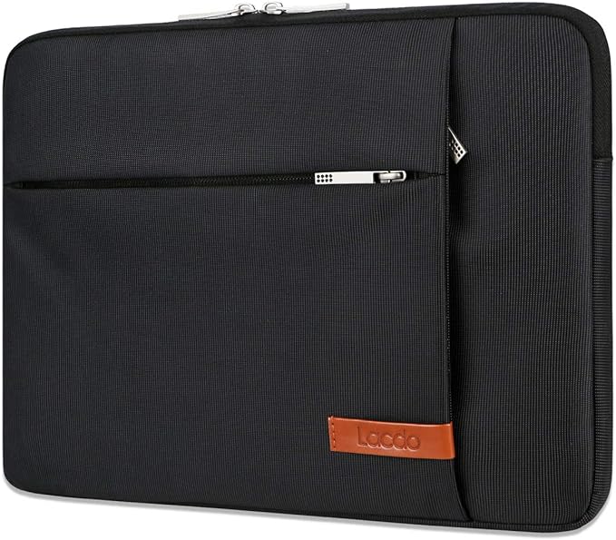 Lacdo Chromebook Case 11 Inch Laptop Sleeve for 11 Inch Acer HP Lenovo Dell Samsung ASUS Chromebook Spin 3 11, 13 inch New Surface Pro 11 Copilot+PC / 10 9 8 X, 11.6" MacBook Air Computer Bag, Black