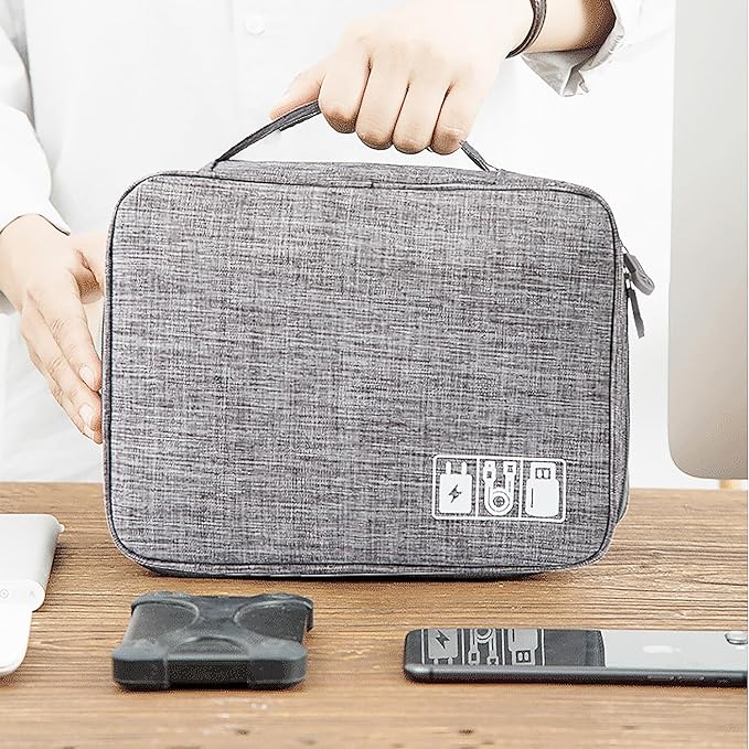 AYANICA Organizer Case Small Electronic Devices USB Charger Accessories Mouse Phone Cable SD Power Bank Earphone