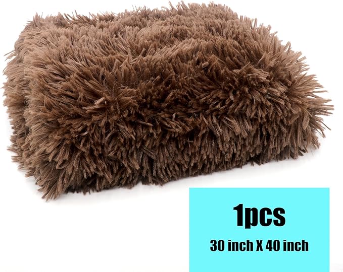 Petbuy Pet Dog Bed Blankets, Fluffy Fleece Dog Throw Blankets Sleep Mat,Soft Puppy Blankets Cat Kitten, S M L XL,Fuzzy Reversible Sherpa Blanket for Bed, Couch, Sofa, Travel,Washable & Lightweight