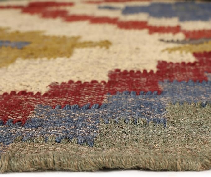 Klim Wool Jute Rug – Handwoven Elegance and Durability (Design 4)