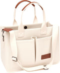 ZHMO Canvas Tote Bag for Women,Women's Bags Crossbody Bags Work Laptop Tote Bag Large Handbags Purse for Travel Nurse Teacher