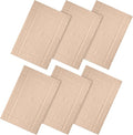 Ample Decor 100% Cotton Bath Mats 24 x 17 Inches, Quick Dry, 1350 GSM Banded Border Shower Bathroom Floor Mat, Not Bathroom Rug - Beige, Pack of 6