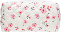 PAZIMIIK Vintage Quilted Makeup Bag Cosmetic Pouch for Brushes Pencils and Travel Make Up Accessories for Women and Girls Myrtle Pink