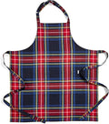 Solino Home Linen Bib Apron for Men & Women - 33 x 30 Inch Kitchen Apron with Front Pockets - Handcrafted from European Flax