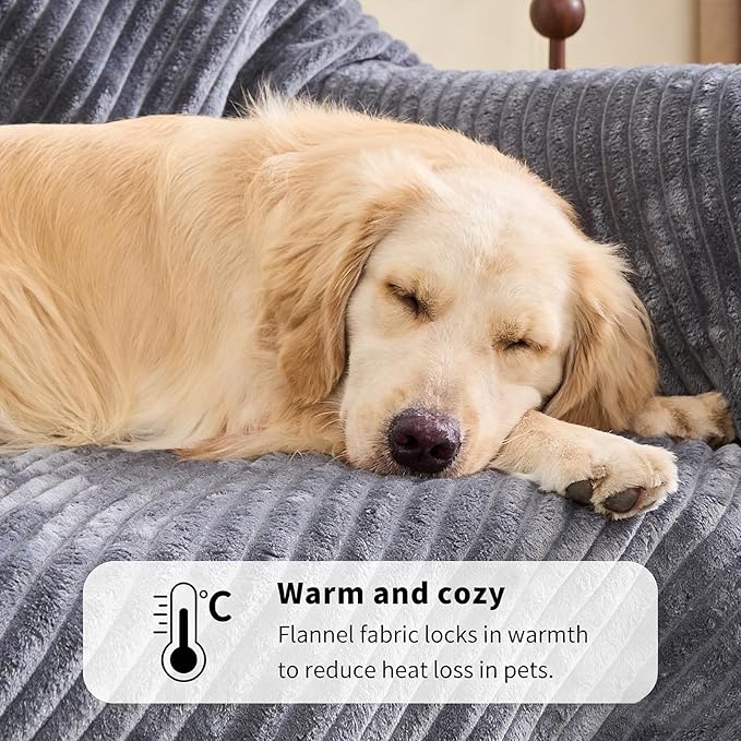 Dog Crate Mat, 2 Pack 18"×24" Flannel Washable Pet Mat for Dogs and Cats, Non-Slip Pet Pad for Kennel Training, Absorbs Urine and Waterproof Pad for Sofa Bed Crate Kennel Car Seat Floor（Gray）