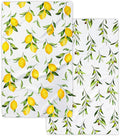 Eulnars Kitchen Towels, Premium Dish Towels for Kitchen Drying, 18" x 30" Microfiber Kitchen Towel Set, Quick Dry Tea Towels, Watercolor Lemon Series, 2-Pack