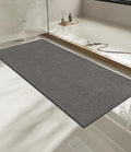 chakme Bathroom Rugs Mat 59x24, Ultra Thin Non Slip Bath Mat Quick Dry Absorbent Bath Mat for Bathroom Floor, (Dark Grey, 59"x24")