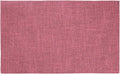 HARFINGTON 4pcs Linen Fabric Placemats 12" x 18" Polyester Rectangle Place Mats Machine Washable Heat Resistant Kitchen Table Mats for Outdoor Indoor Party Family Holiday, Rose Red