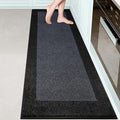 DOMUSTEX Machine Washable Kitchen Rug 24" x 84", Non Slip Kitchen Mat for Floor, Absorbent Entrance Runner Rug for Bedroom, Hallway, Bathroom, Door (Roll Packing)
