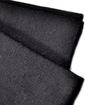 Linen Pre-Cut Qilting Fabric by The Yard Entelare(Black,2yds)