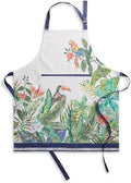 Maison d' Hermine 100% Cotton Apron for women with Pocket Kitchen Chef Apron for Men Cooking Gardening Server Waitress