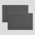 Peace Sleep Bedding Luxury Cotton Bath Mats Set of 2 – 20x32 Inches – 100% Ring-Spun Cotton, 650 GSM – Soft, Absorbent & Quick-Dry – Spa & Hotel Quality – Machine Washable – Dark Grey