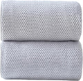 Akzpe 40x80 Inches Bath Sheets Towels for Adults Oversized Bath Towels Extra Large Luxury Super Soft Absorbent Quick Dry Microfiber (Gray, 2PCS)