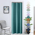Aiyufeng Turquoise Shower Curtain for Bathroom, Embossed Textured Fabric Shower Curtain for Bathroom - Soft Cloth & Hotel Spa, Machine Washable, 36X72, Turquoise