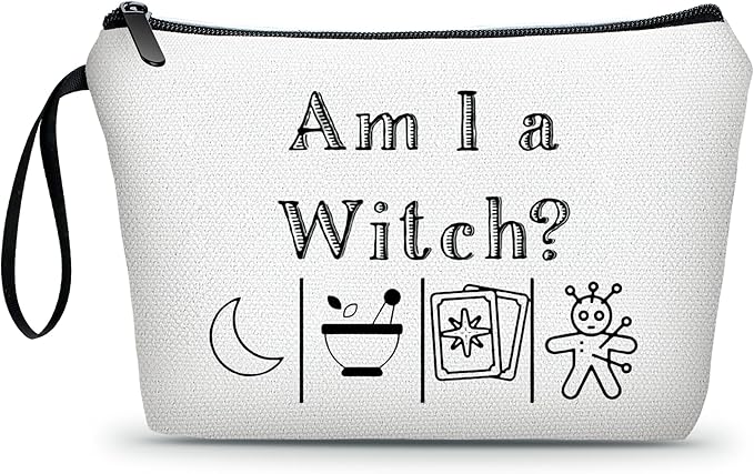 Small Goth Witchy Gifts for Women Witchcraft Cosmetic Makeup Bags for Women for Purse