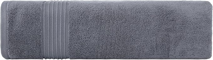 Milara Turkish Luxurious Extra Large Cotton Bath Sheet | Premium Bath Sheet Towels Ultra-Soft, Highly Absorbent, Durable | Anthracite (Dark Gray) Plush Bath Sheets, (35x70 Inches)