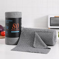 Tigona 80 Pack Microfiber Cleaning Cloth Roll Reusable Paper Towels 12"x12" Tear Away Cloth,Absorbent Dish Rags for House Kitchen,Wash Cloths,Lint Free Rags for Window Cars Cleaning Supplies