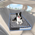 Dog Car Bed, Non-Slip Backseat Extender Pet Mat, Removable Washable Dog Bed for SUVs, Sedans & Trucks, Anti-Slip Travel Bed for Dogs, Easy Clean & Scratch-Proof & Comfort (Dark Gray, 50"L×24.6"W×2"H)