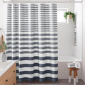 Madison Park Shower Curtain Spa Waffle Weave Wide Shower Curtain for Bathroom 3M Scotchgard Moisture Management, Spa Quality Modern Shower Curtains for Bathroom, Extra Width: 108"x72" Blue Ombre