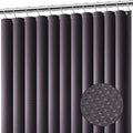 Clara Clark Purple Shower Curtain - Hotel Quality Waffle Fabric Bath Curtain 72x72, Heavy Duty Waterproof Shower Curtains for Bathroom