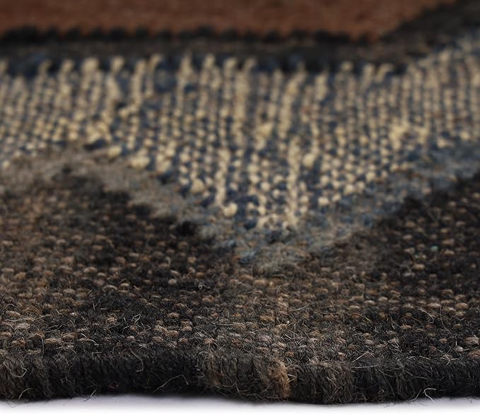 Klim Wool Jute Rug – Handwoven Elegance and Durability (Design 11)