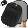 Choodeks Electrostatic pet Hair Removal Glove, Reusable The Magic Brush, 2-Piece pet Glove Set for Furniture, Clothing, Car Seats, Reusable 2-in-1 Design, 1 Pack