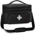 GDNasist Medicine Storage Bag, Medical Bag Pill Bottle Organizer for Emergency, Medicine Box Empty with Small Portable Pouch, First Aid Box for Travel and Home Storage