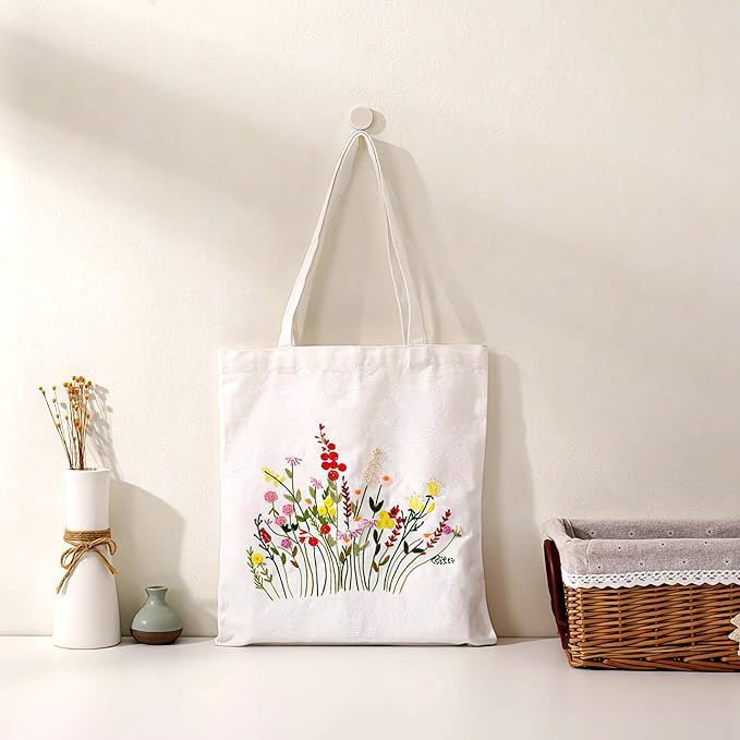 iNee 100% Cotton Fabric for Embroidery, Embroidery Fabric Cotton, 20 by 60-Inch, White