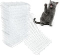 OCEANPAX Clear Scat Mats for Cats 16 x 13 Inch, 12 Pack Transparent Cat Spike Mat with 1 Inch Spikes, Indoor Outdoor Cat Deterrent Mats to Keep Cats Off Couch, Bed, Counter & Garden