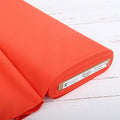 Threadart Linen Fabric by The Yard - Premium Cotton Linen Fabric for Embroidery, Cross Stitch, Apparel, Canvas, Home Décor- 55" Width - Carrot Orange